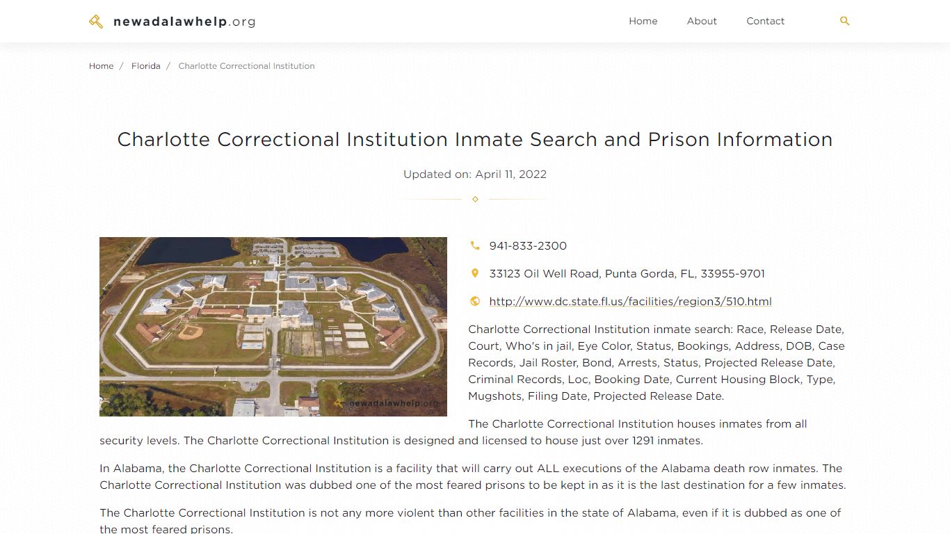 Charlotte Correctional Institution Inmate Search ...