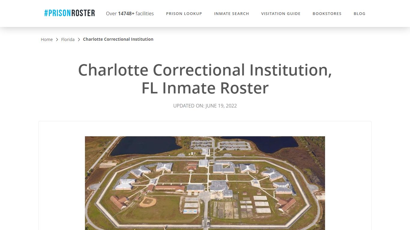 Charlotte Correctional Institution, FL Inmate Roster